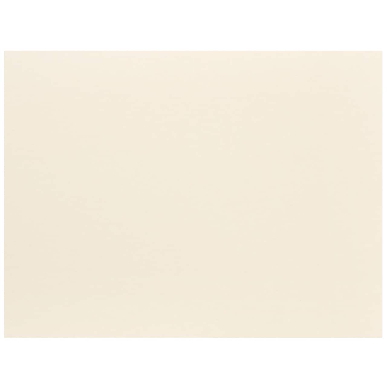 JAM Paper 4.25" x 5.5" Ivory Blank Flat Note Cards